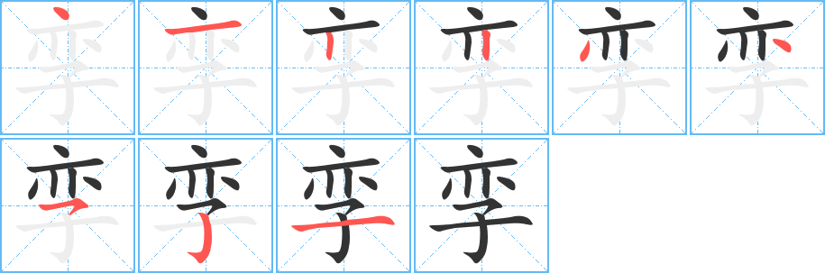 汉字书写的艺术之美探究，以弟字的笔顺笔画顺序表为例