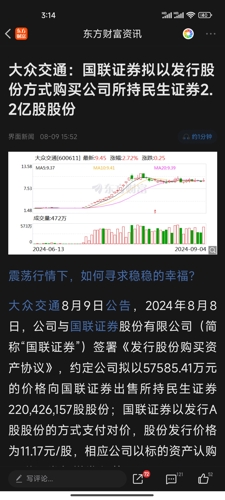 大众交通股票深度解读、分析与展望——东方网股吧独家观点