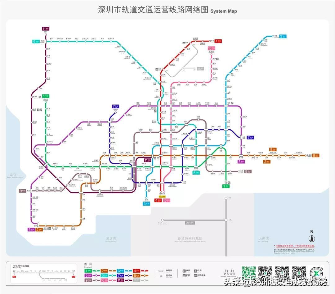 深圳地铁线路图，城市的脉络与未来蓝图展望