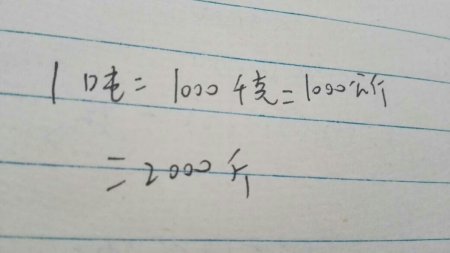 一吨等于多少斤，重量单位换算深度解析